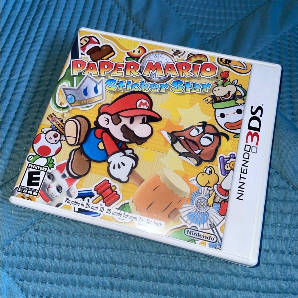 Nintendo 3DS Paper Mario Sticker Star Game Complete